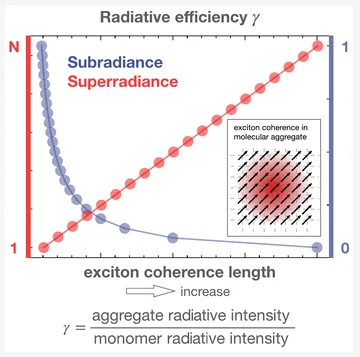 Graphical abstract illustrating a unified exciton coherence length for molecular aggregates.